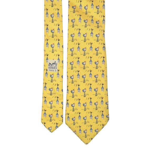 Hermes ‘Rooster’ Tie - Picture 1 of 10